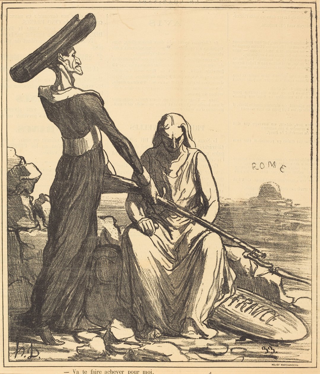 Mene tapattamaan itsesi puolestani tekijältä Honoré Daumier