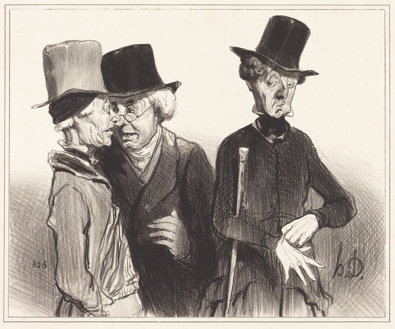 Kas vain! Sinusta on tullut koroillaeläjä, minusta lääkäri, hänestä... tekijältä Honoré Daumier