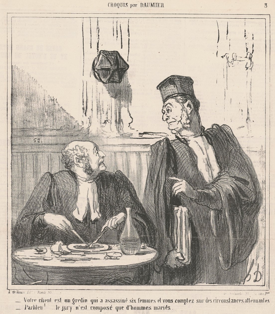 Asiakkaanne on lurjus ... tekijältä Honoré Daumier