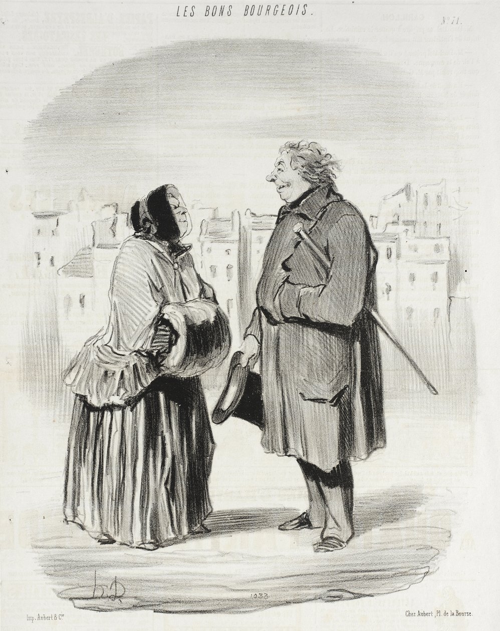 Olette yhä kohtelias!... tekijältä Honoré Daumier