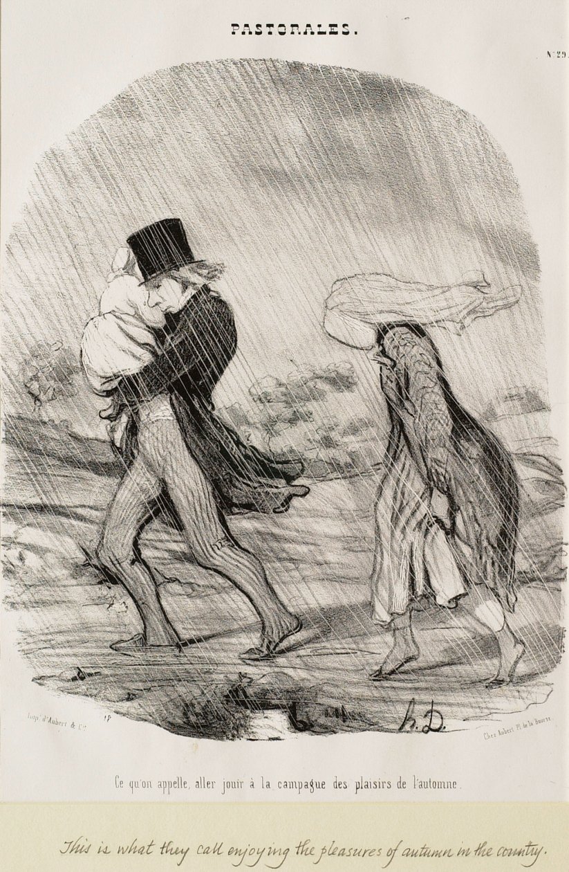 Mitä kutsutaan maaseudulle nauttimaan lähtemiseksi tekijältä Honoré Daumier