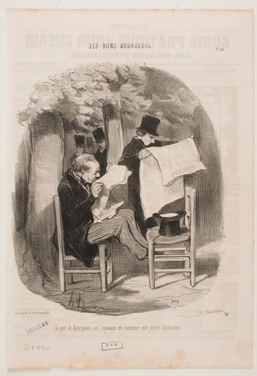 Mitä porvaristo kutsuu pieneksi huvitukseksi. tekijältä Honoré Daumier