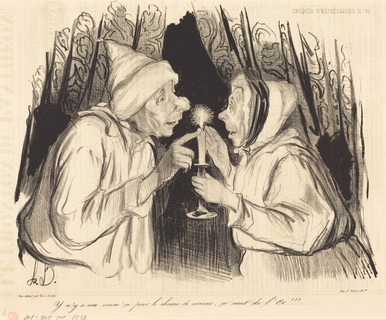 Mikään ei auta nuhaan niin kuin tämä... tekijältä Honoré Daumier