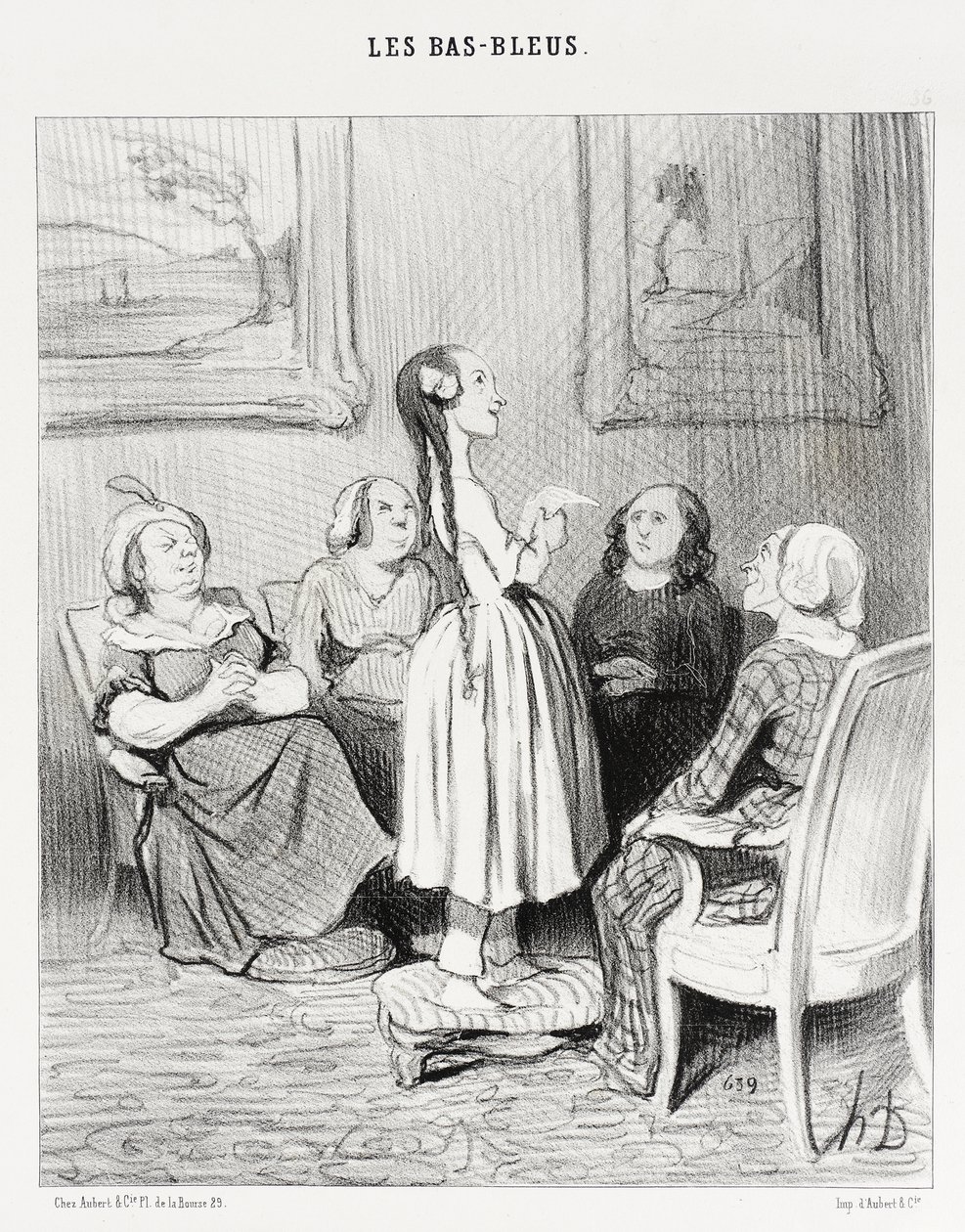 "... vaikka he kiroaisivat minut ..." tekijältä Honoré Daumier