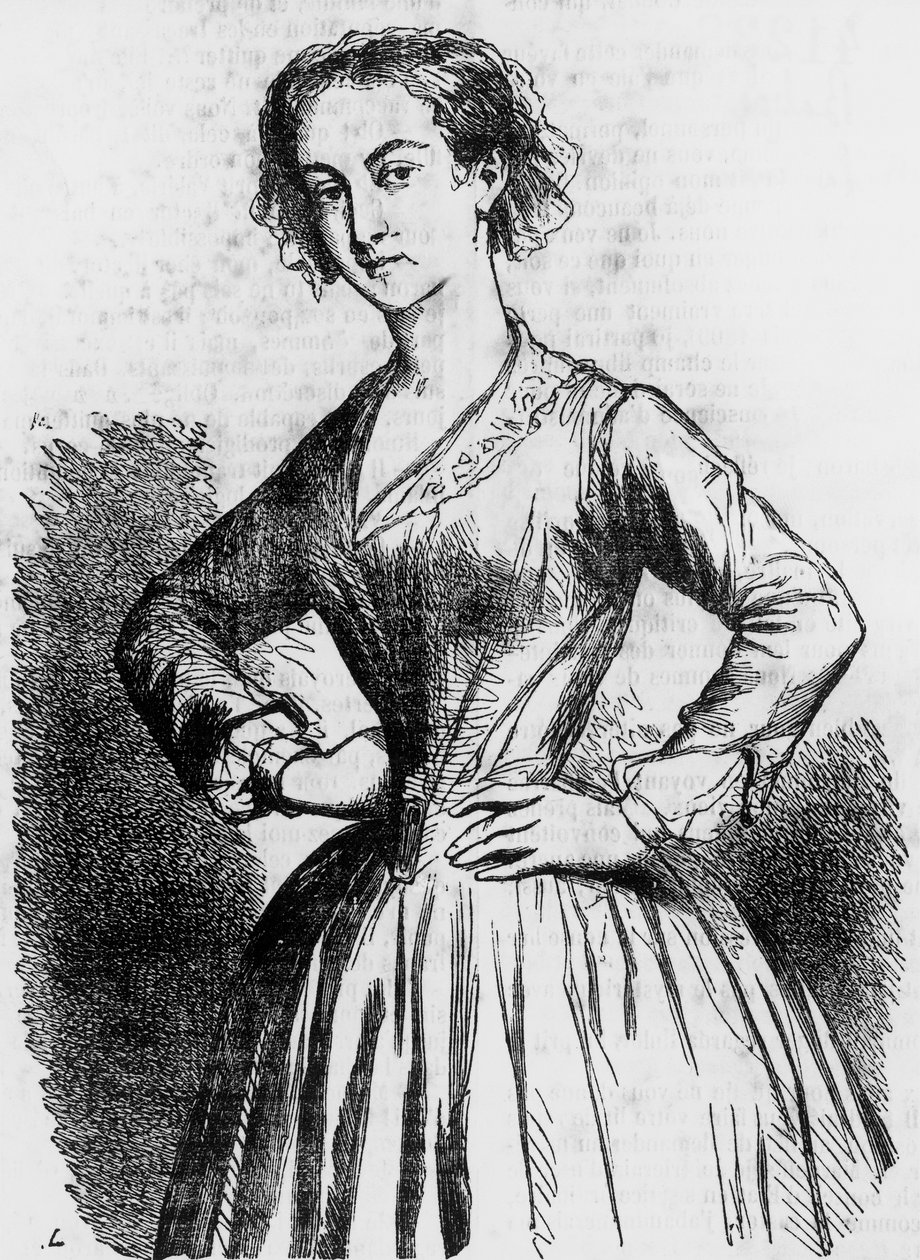 Honore de Balzacin (1799-1850) kuvitus Betten serkku (La cousine Bette), ranskalainen painos tekijältä Honore de Balzac