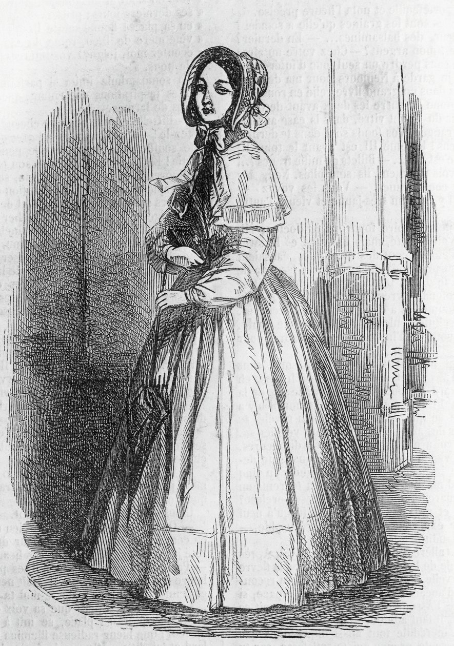 Julie Mercadet, kuvitus teoksesta Good Businessman (Le Faiseur), kirjoittanut Honore de Balzac (1799-1850), ranskalainen painos tekijältä Honore de Balzac