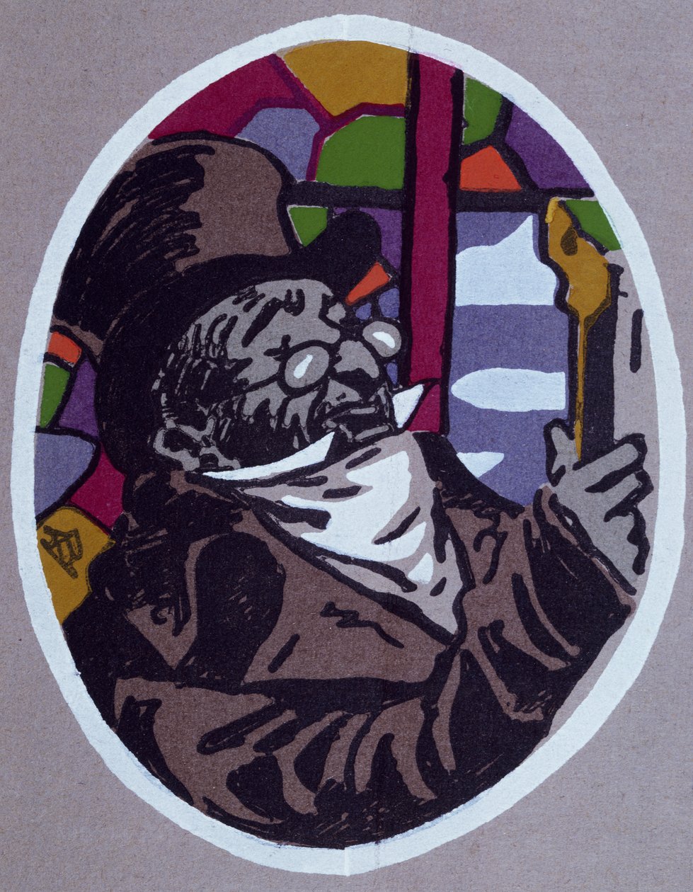 Le cousin Pons, karikatyyri Honore de Balzacin (1799-1850) romaaniin tekijältä Honore de Balzac