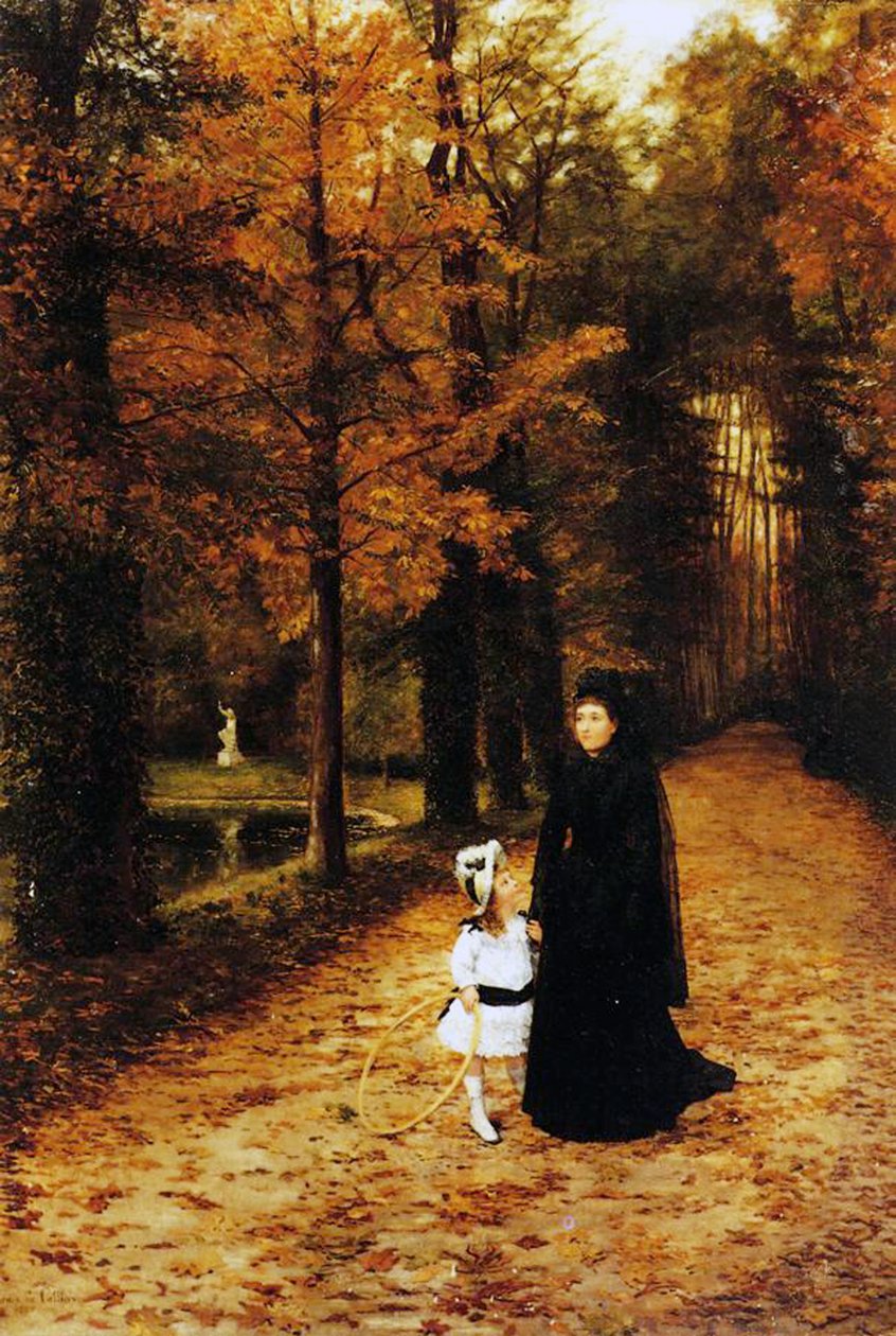 Leskien kävely, 1887 tekijältä Horace de Callias