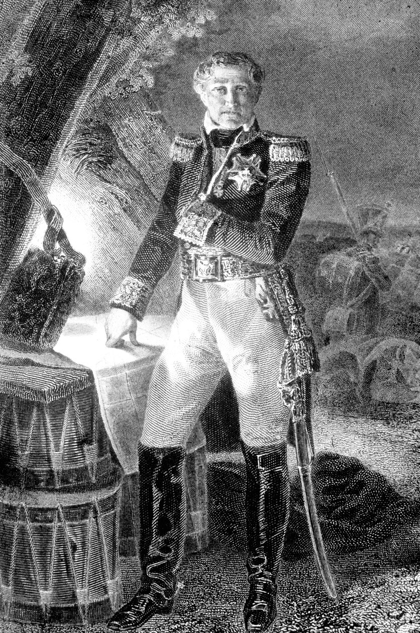 Laurent de Gouvion Saint-Cyr tekijältä Horace (after) Vernet