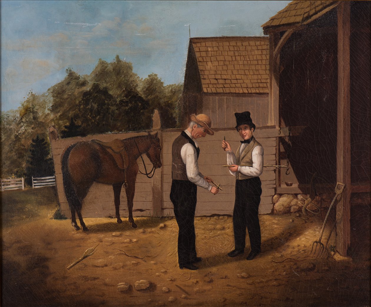 Hevosesta tinkiminen, 1850-1855 tekijältä Horace Bundy
