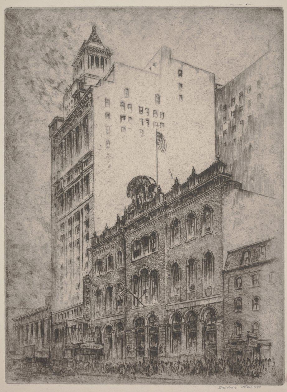 Tammany Hall (etsaus) tekijältä Horace Devitt Welsh