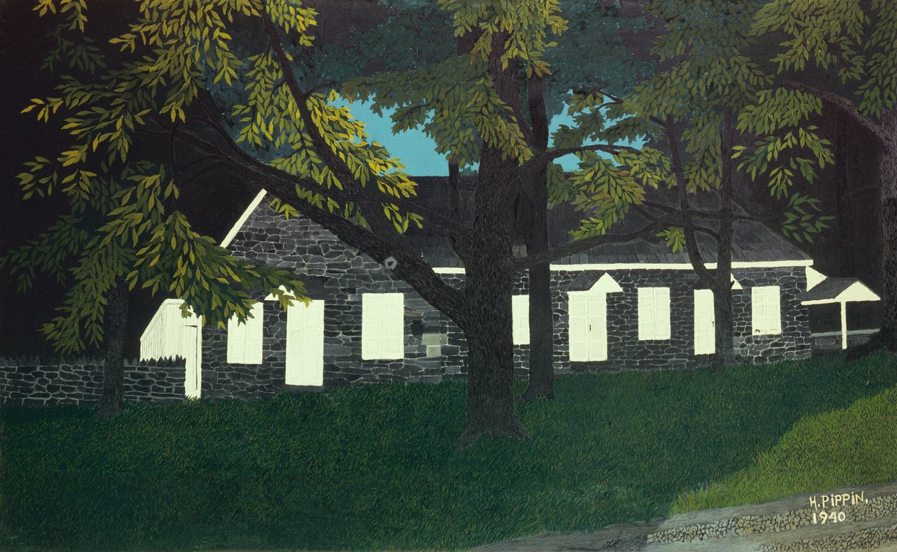 Ystävien kokoustalo tekijältä Horace Pippin