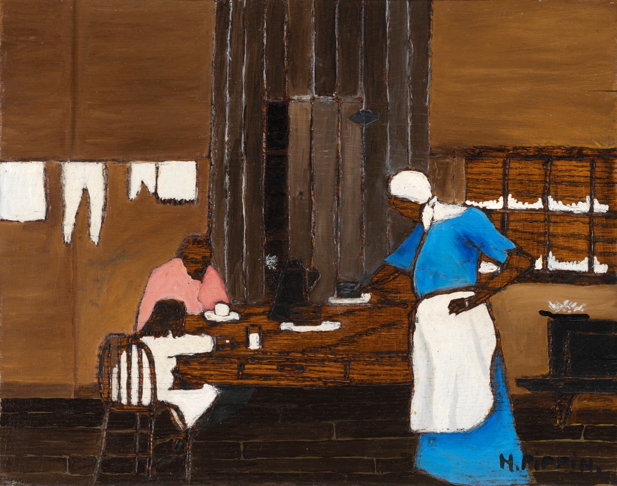 Illallisen aika tekijältä Horace Pippin