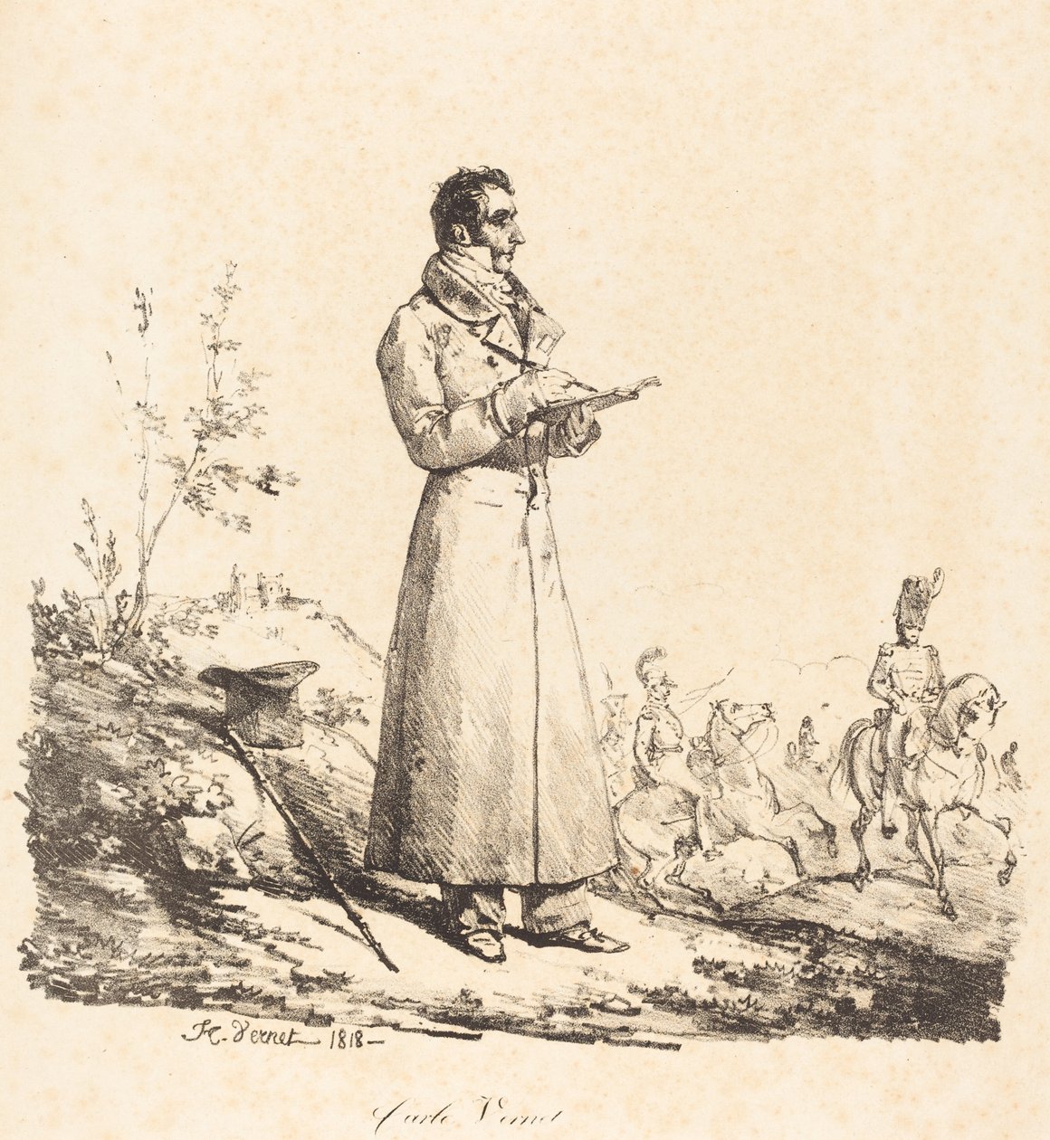 Carle Vernet, täyspitkä tekijältä Emile Jean Horace Vernet