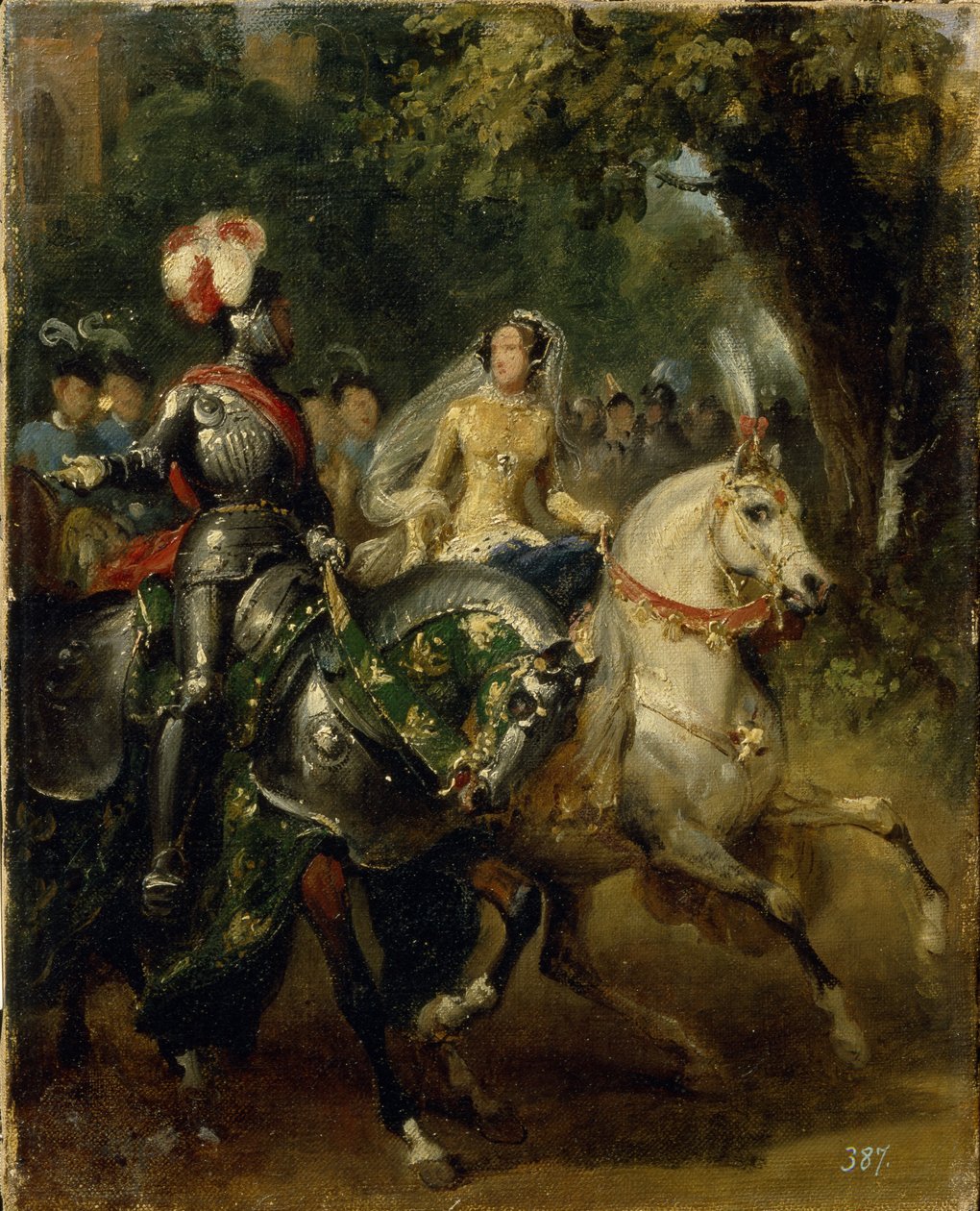 Kavalkadi, noin 1842 tekijältä Emile Jean Horace Vernet