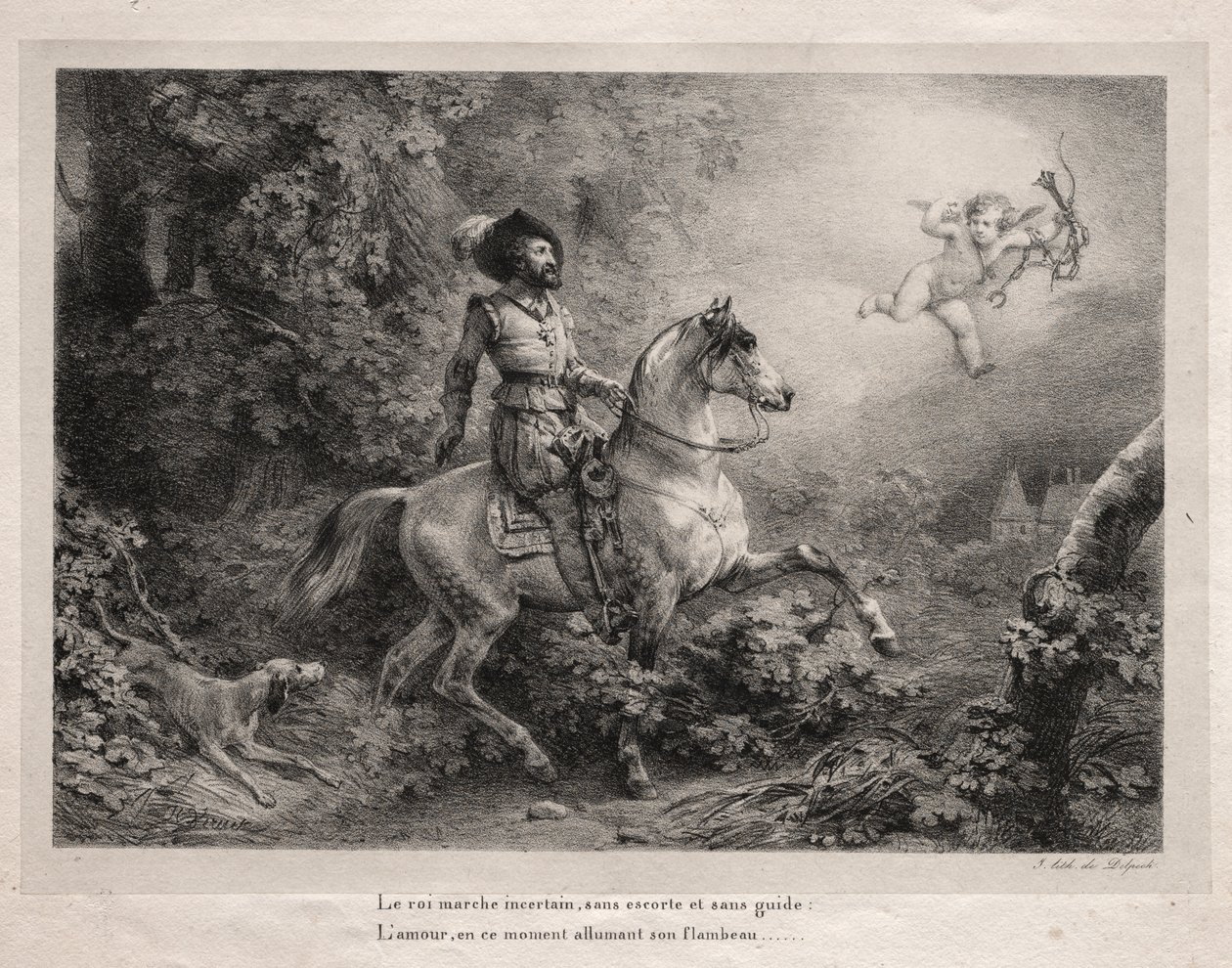 Henrik IV, Ranskan kuningas tekijältä Emile Jean Horace Vernet