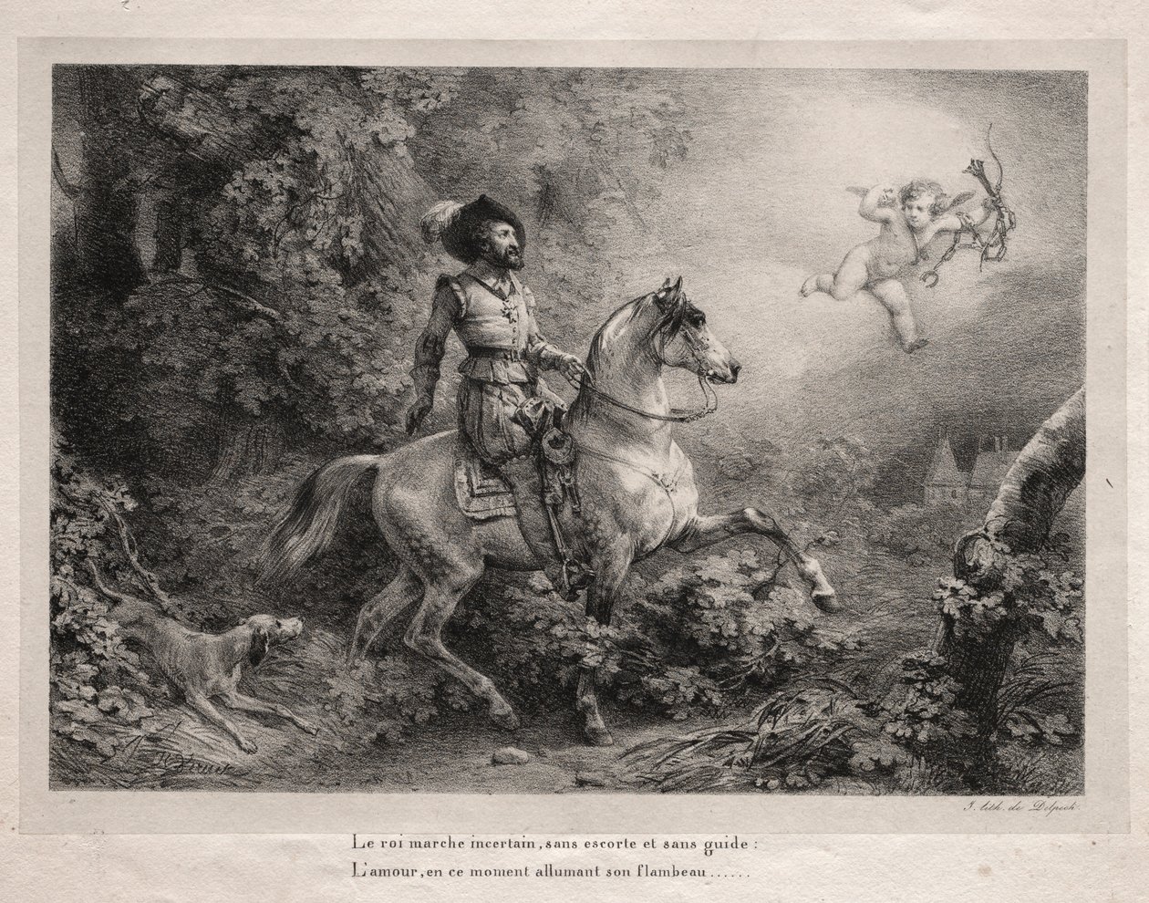 Henrik IV, Ranskan kuningas. tekijältä Emile Jean Horace Vernet