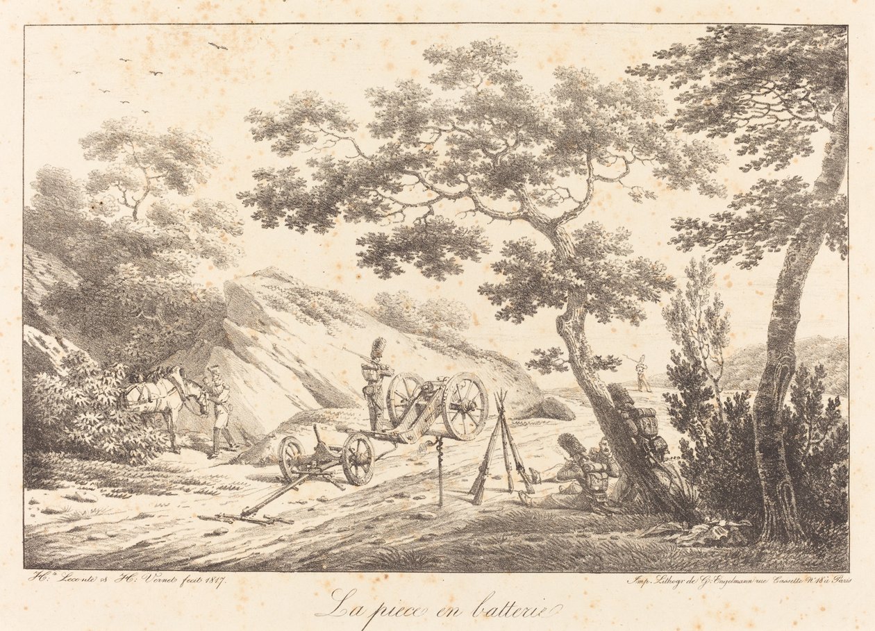 Kappale akussa tekijältä Emile Jean Horace Vernet