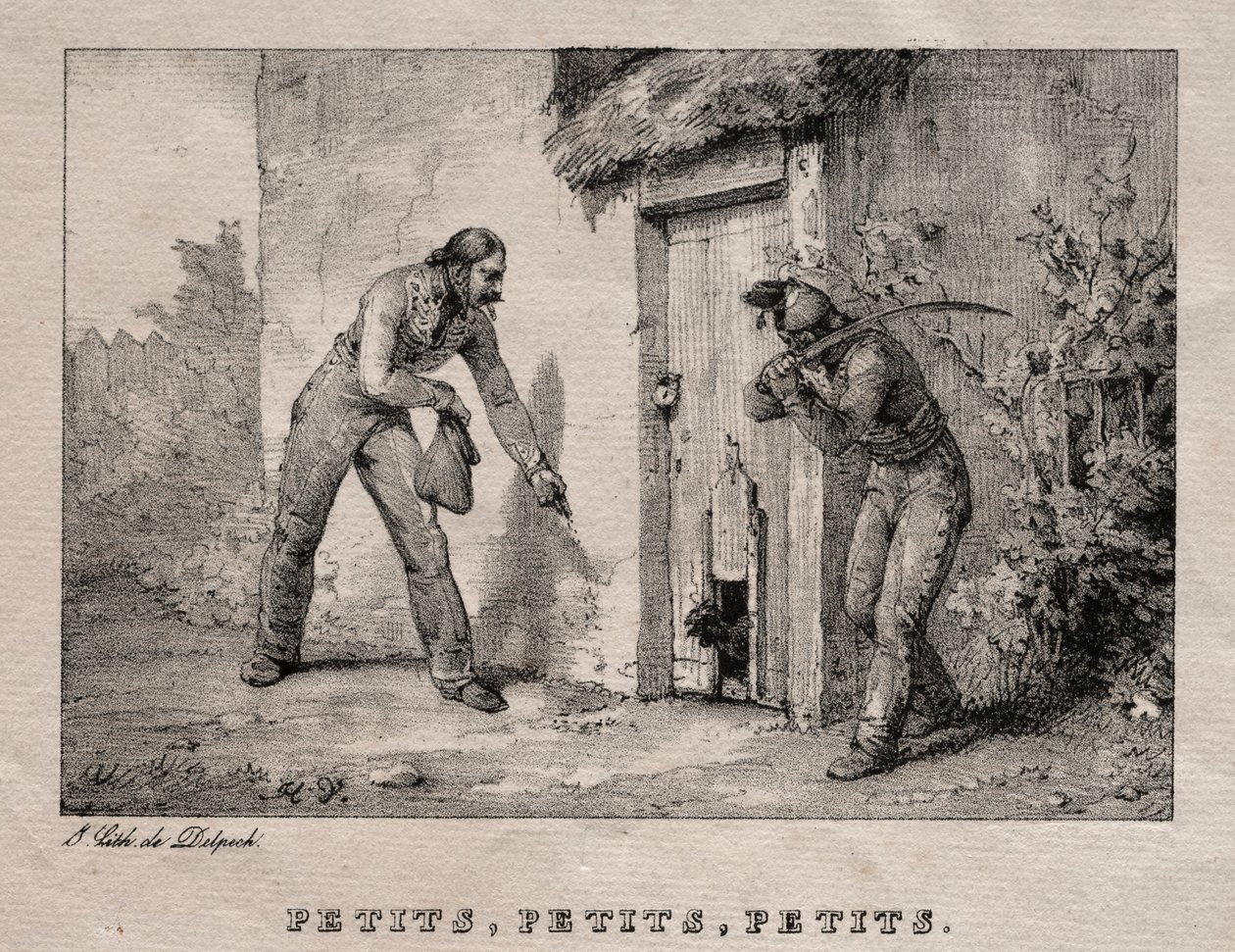 Marauders (Marauders. Pienet! Pienet! Pienet!) tekijältä Emile Jean Horace Vernet