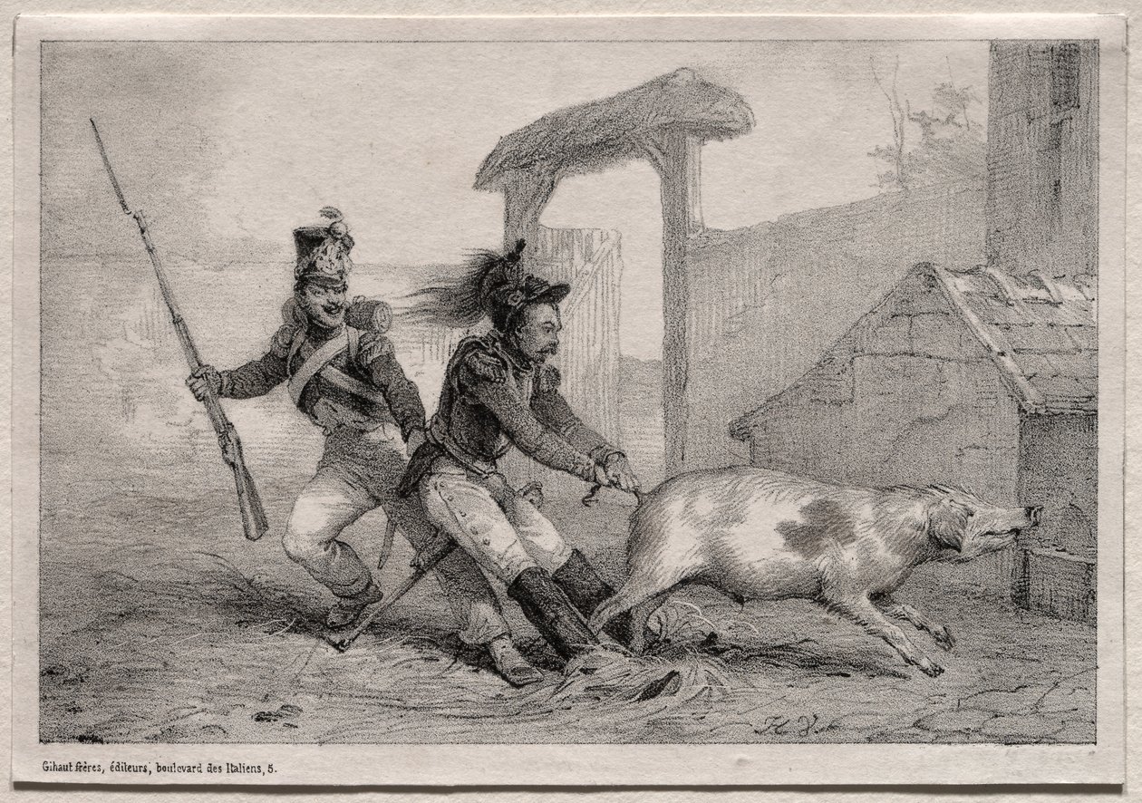 Marauders, pitäkää kiinni tekijältä Emile Jean Horace Vernet