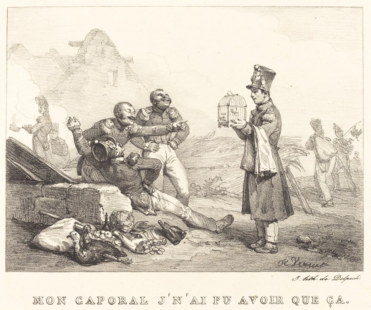 Korpraalini, voisin saada vain tämän tekijältä Emile Jean Horace Vernet