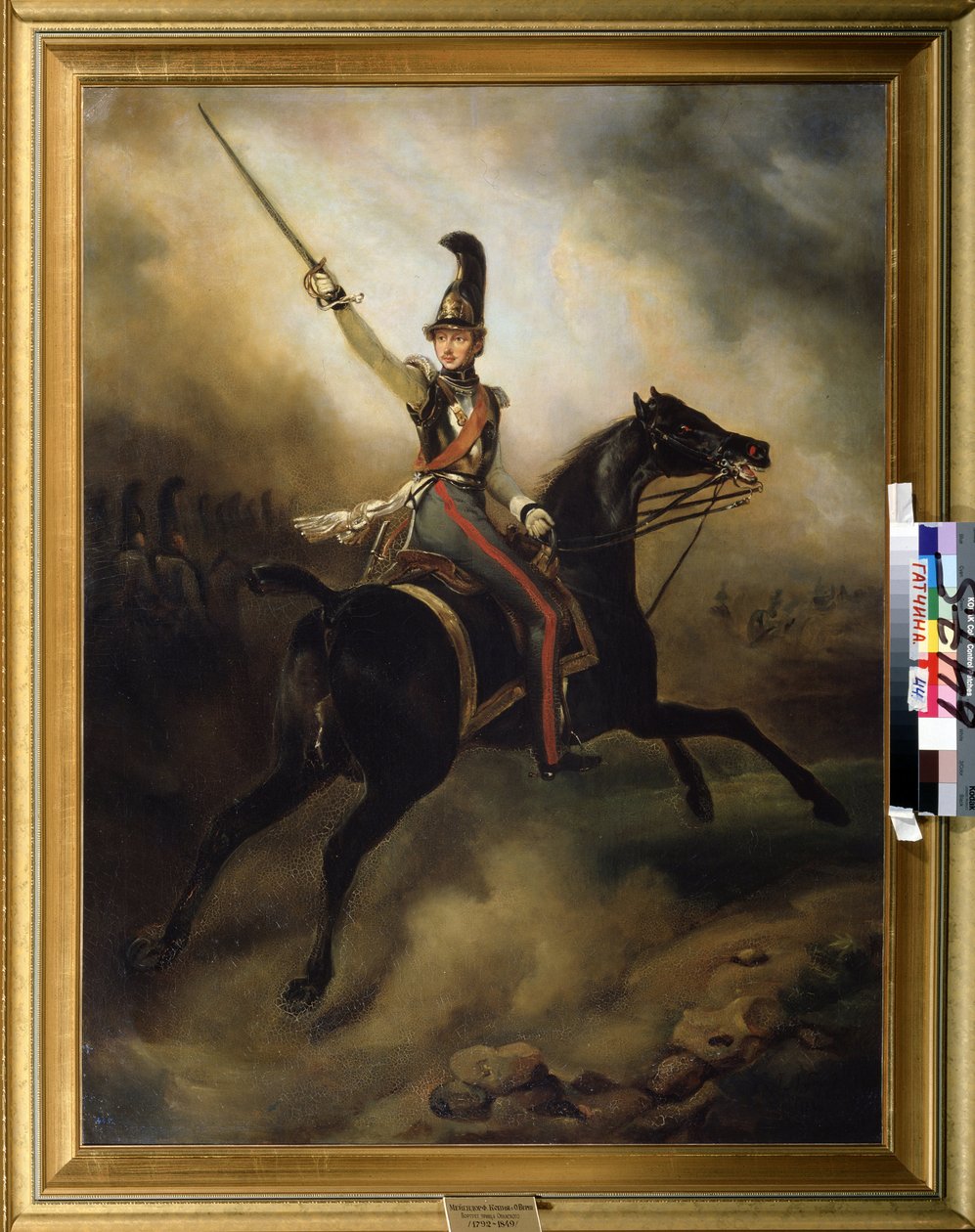 Alankomaiden prinssi Frederickin muotokuva (Frederic of Orange-Nassau (Orange Nassau) (1797-1881) (Alankomaiden prinssi Frederickin muotokuva). Horace Vernet