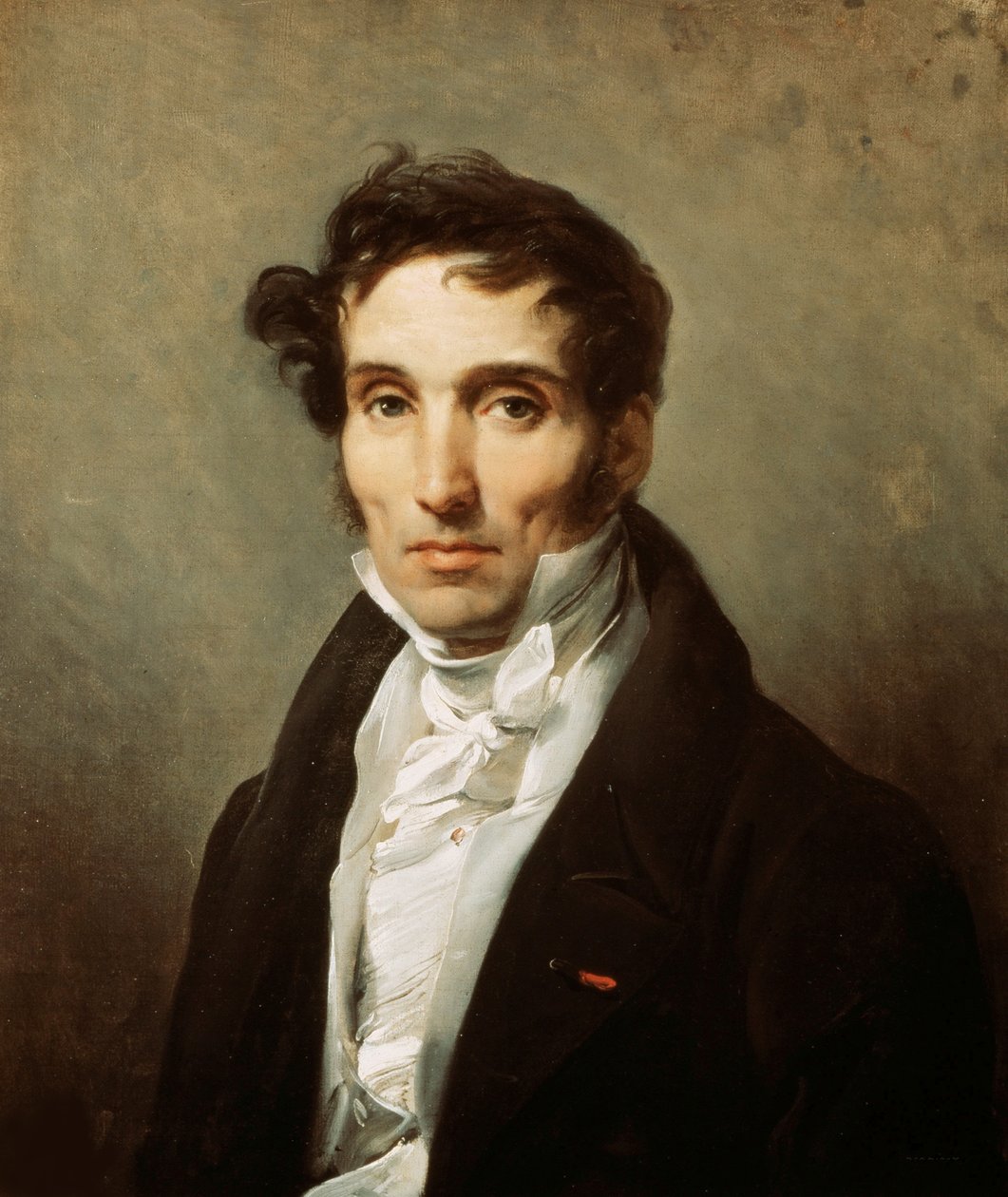 Paroni Pierre-Narcisse Guérinin muotokuva 1774-1833, 1829. tekijältä Emile Jean Horace Vernet