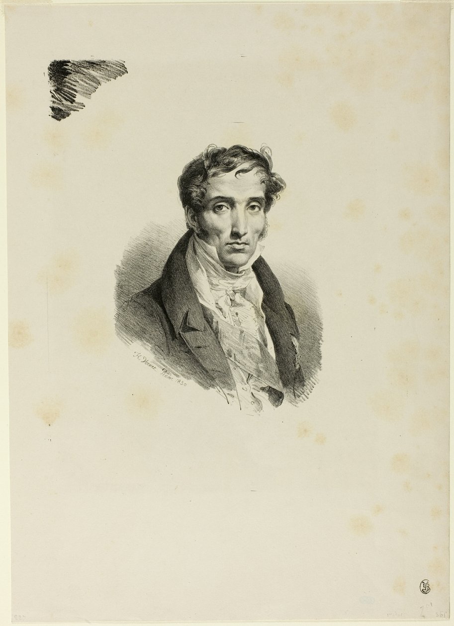 Pierre Guerinin muotokuva tekijältä Emile Jean Horace Vernet