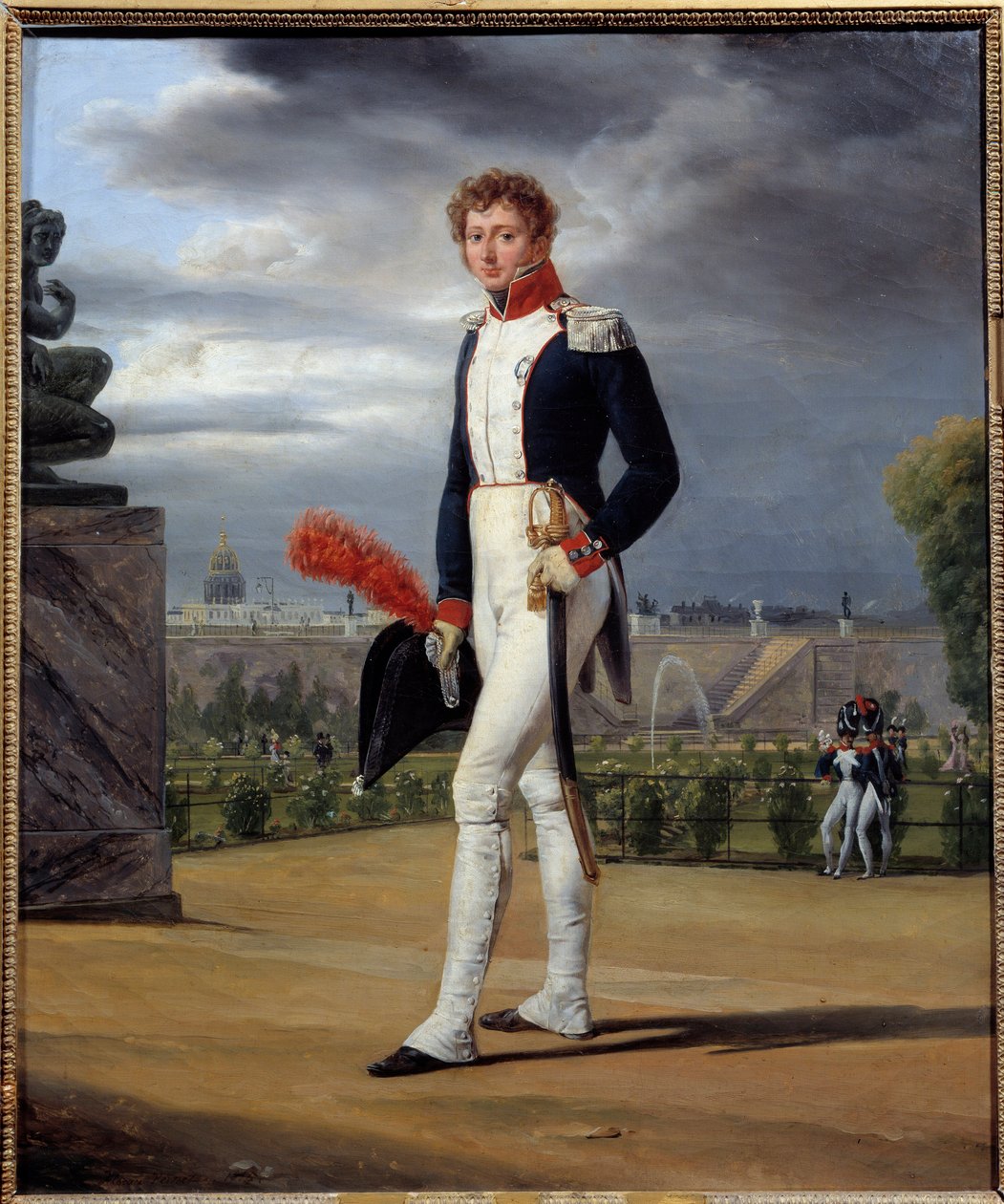 Keräilijän Philippe Lenoirin (1785 - 1867) muotokuva. Emile Dit Horace Vernet (1789-1863) maalaus tekijältä Emile Jean Horace Vernet