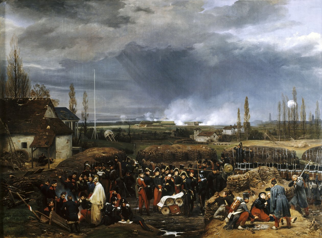 Antwerpenin linnoituksen piiritys 22. joulukuuta 1832. tekijältä Horace Vernet