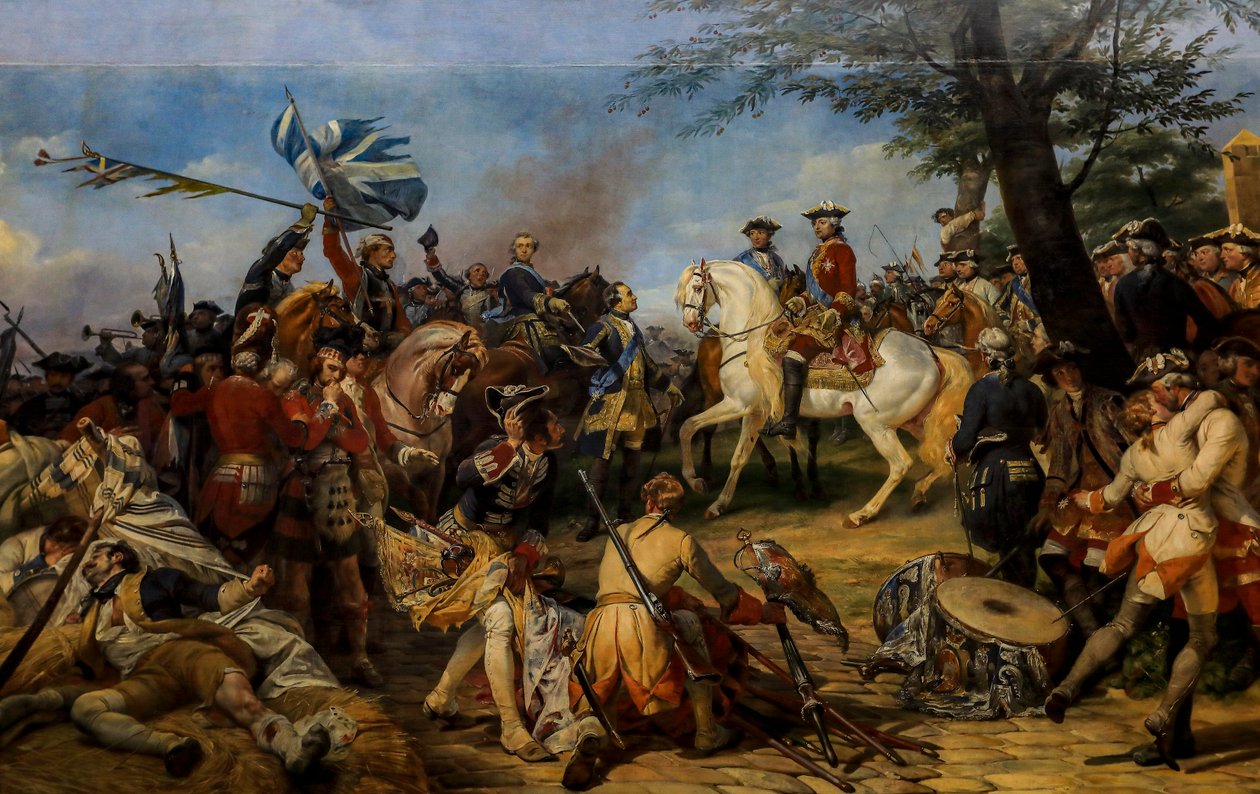 Fontenoyn taistelu tekijältä Horace Vernet