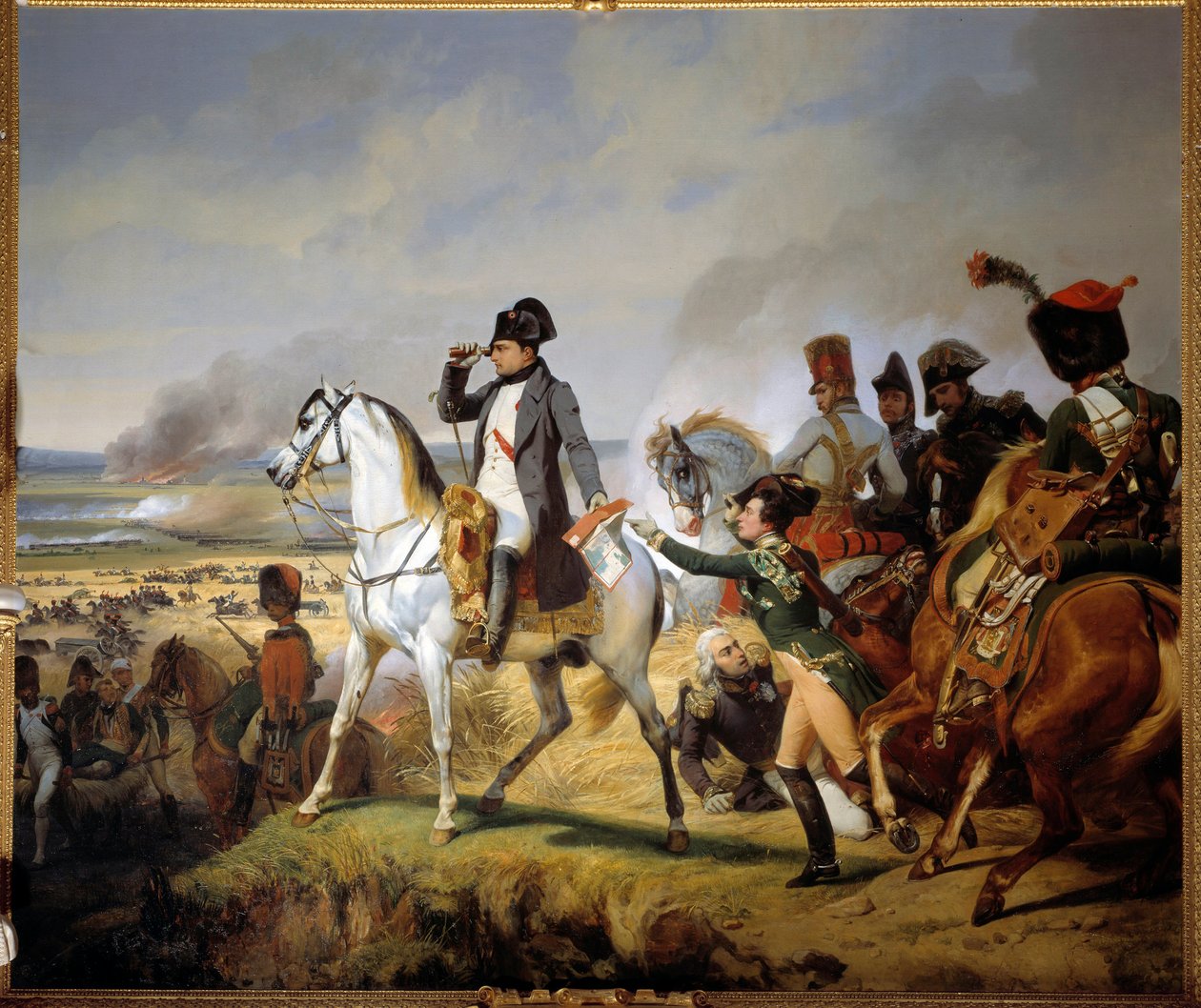 Wagramin taistelu 6. heinäkuuta tekijältä Emile Jean Horace Vernet