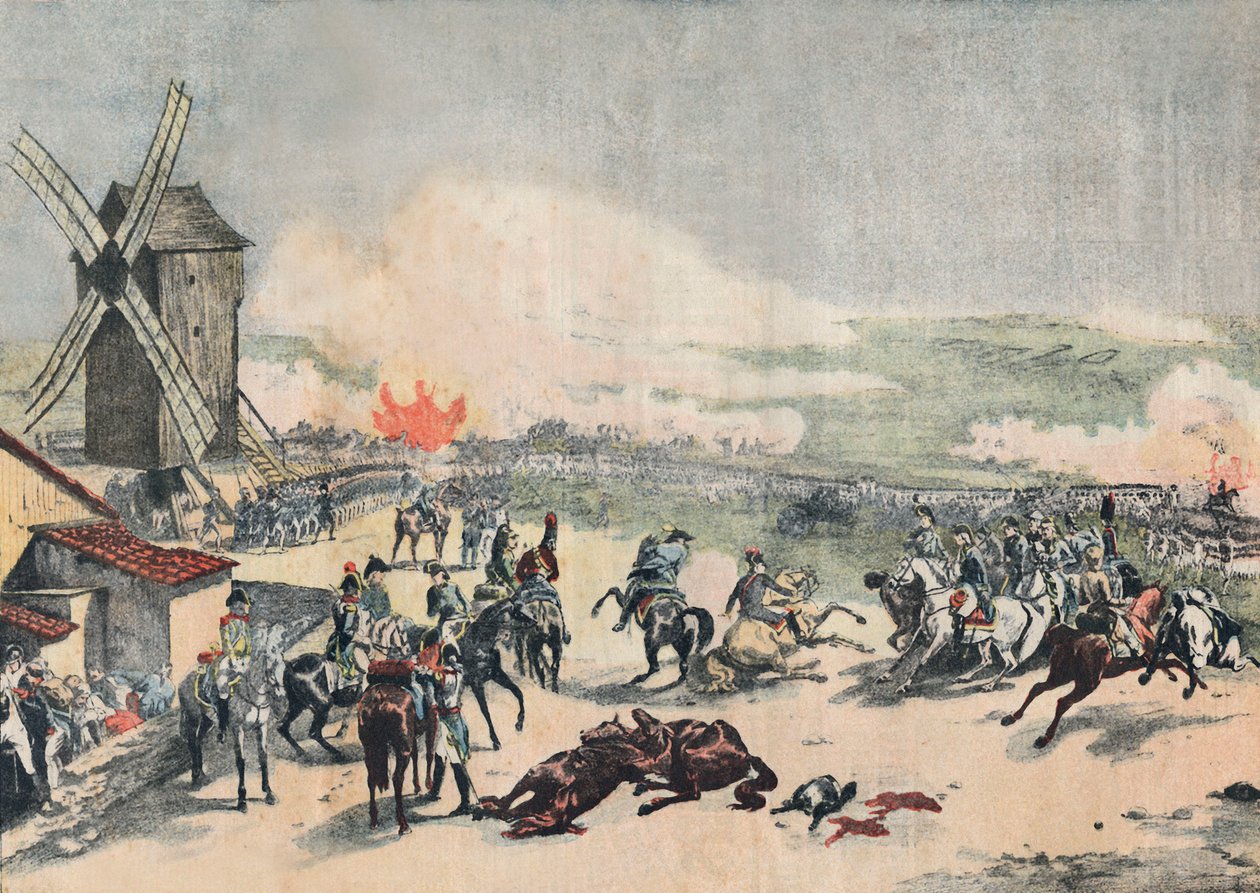Valmy taistelu 20. syyskuuta tekijältä Emile Jean Horace Vernet