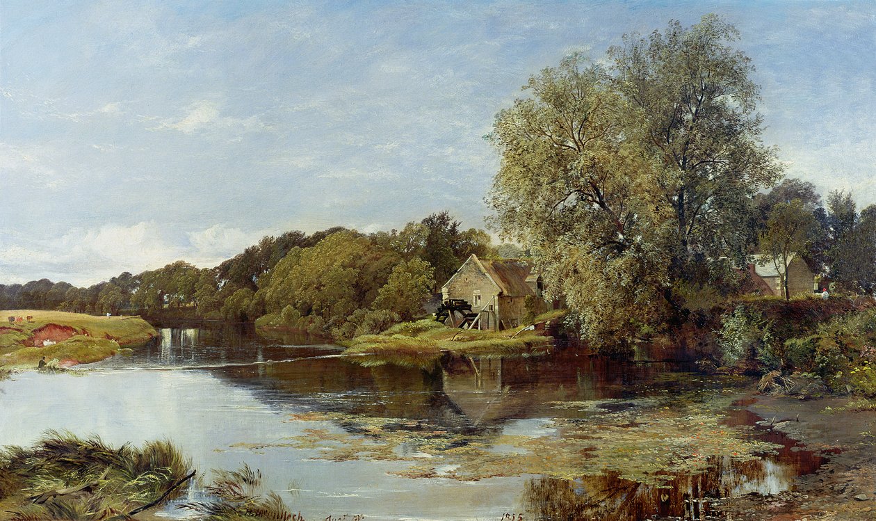 Milton Millissä, Irvine-joen varrella, 1855. tekijältä Horatio McCulloch