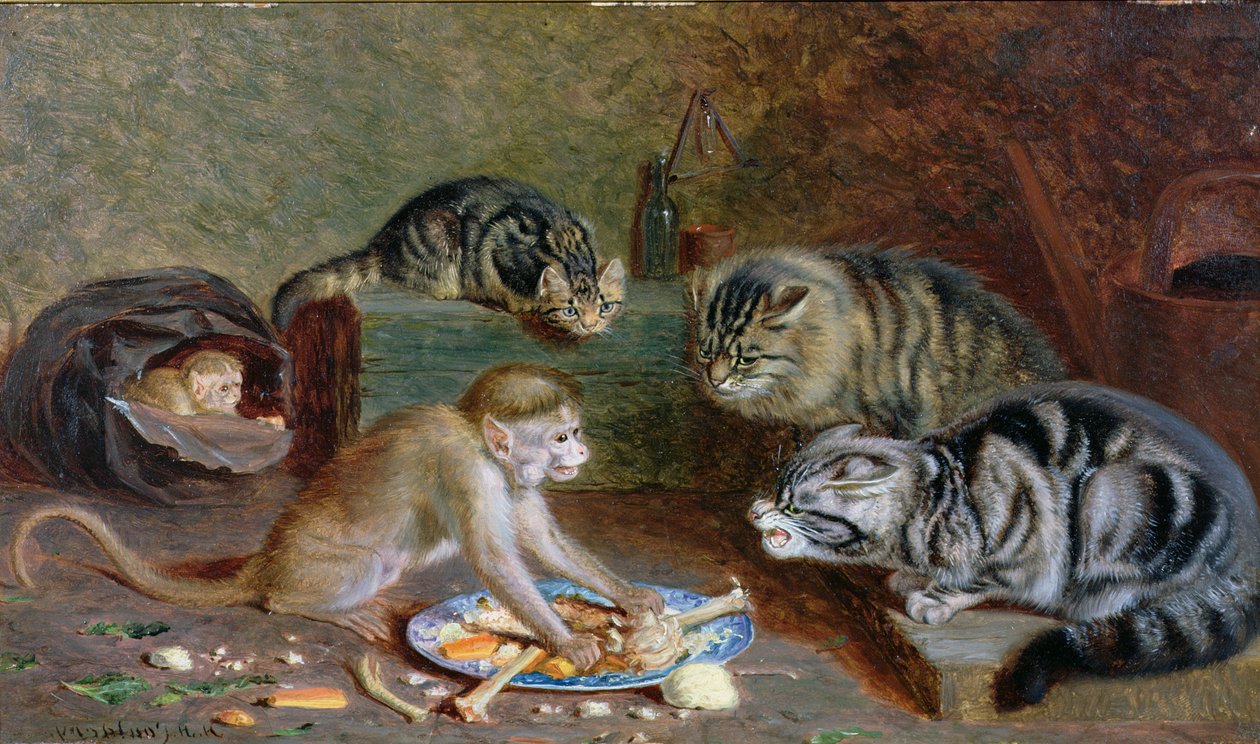 Monopoli (öljy paneeliin) tekijältä Horatio Henry Couldery