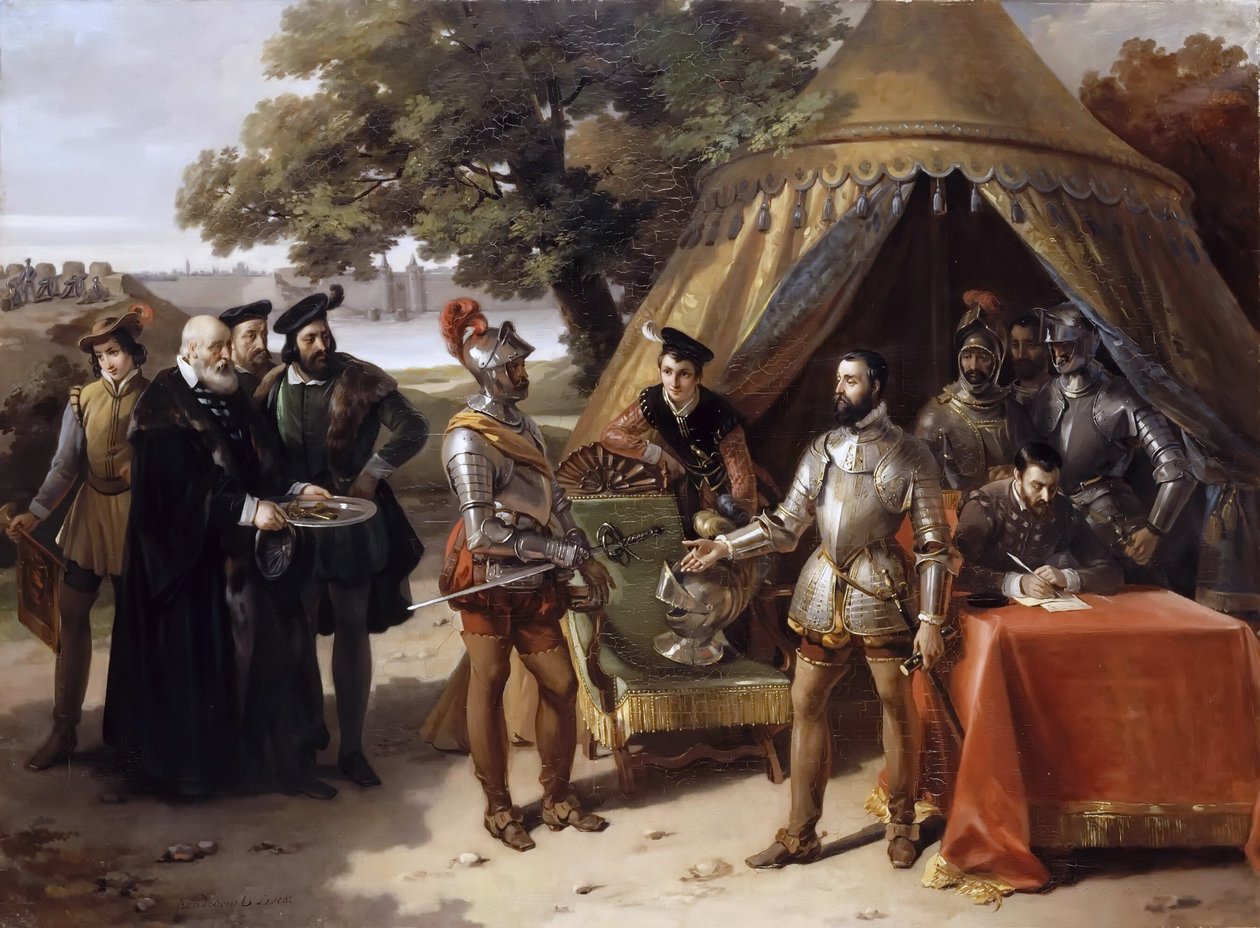Thionvillen piiritys 23. kesäkuuta 1558 tekijältä Hortense Haudebourt Lescot