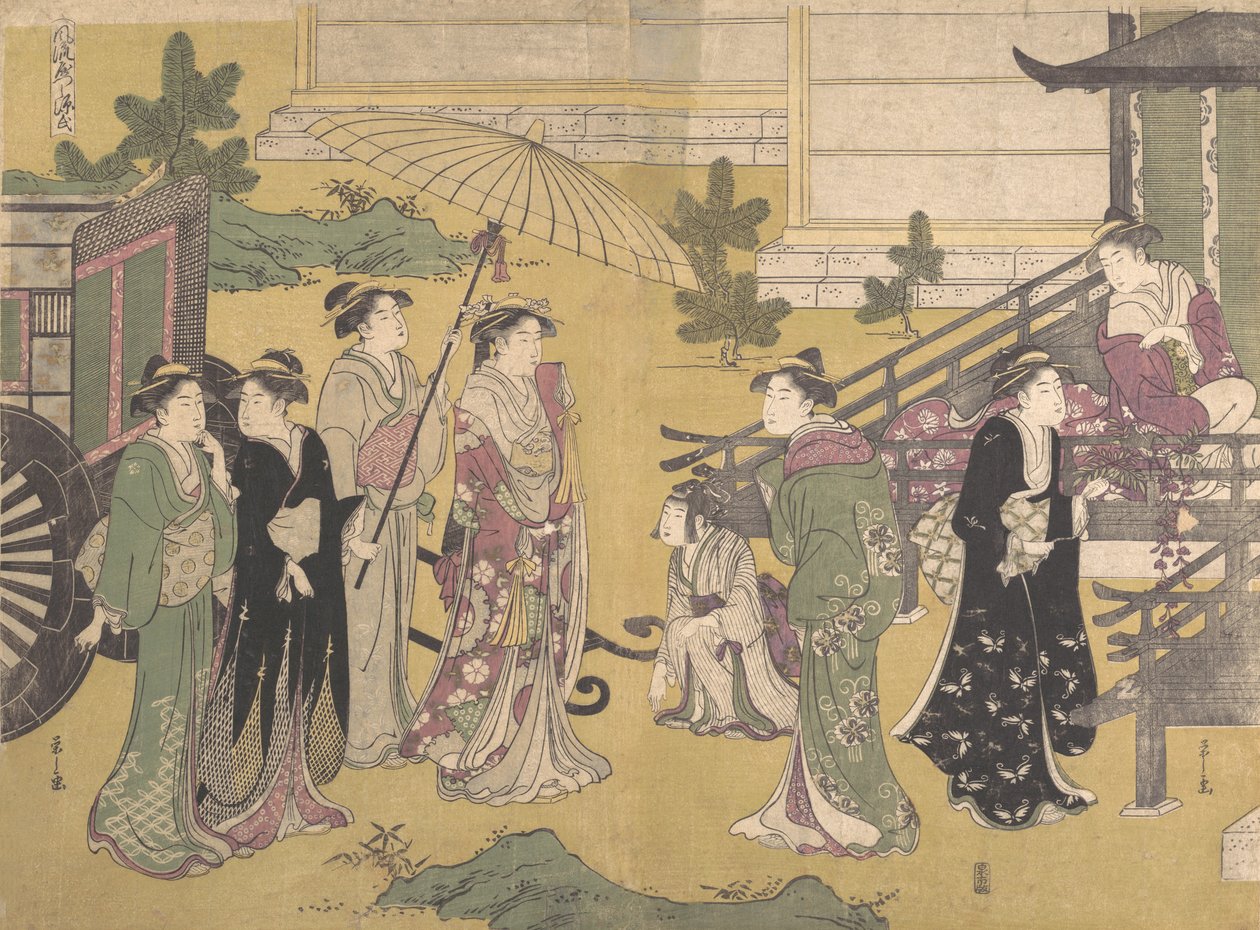 Mikä on Fujin takaosa? 1790. tekijältä Hosoda Eishi