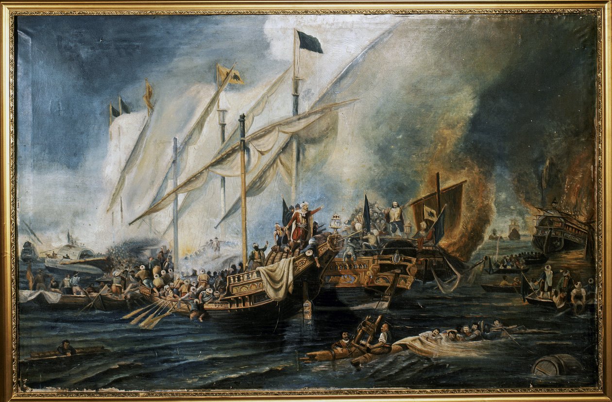 OTTOMAN EMPIRE: Prevezan taistelu tekijältä Hovhannes Umed Behzad