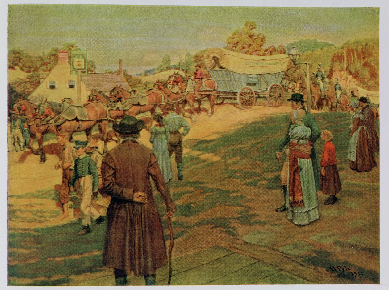 Jauhetta Perryyn Lake Erie, 1911 tekijältä Howard Pyle