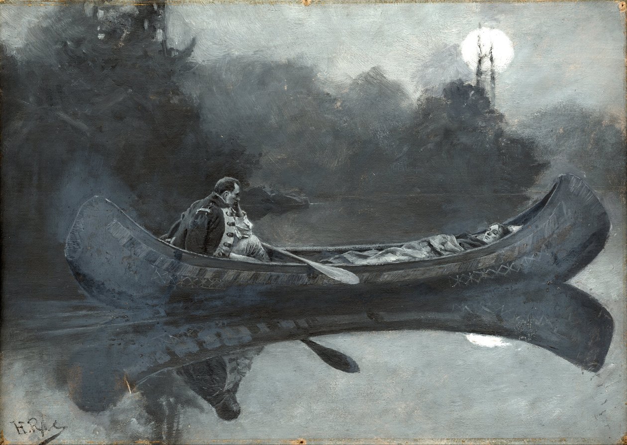 Vihani häntä kohtaan näytti yhtäkkiä saavan siivet A Wounded Enemy tekijältä Howard Pyle