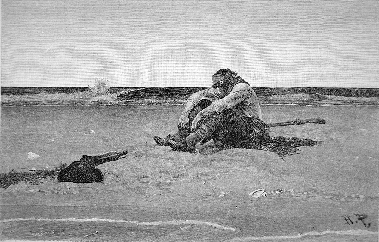 Merirosvo marooned on Desert Isle tekijältä Howard (after) Pyle