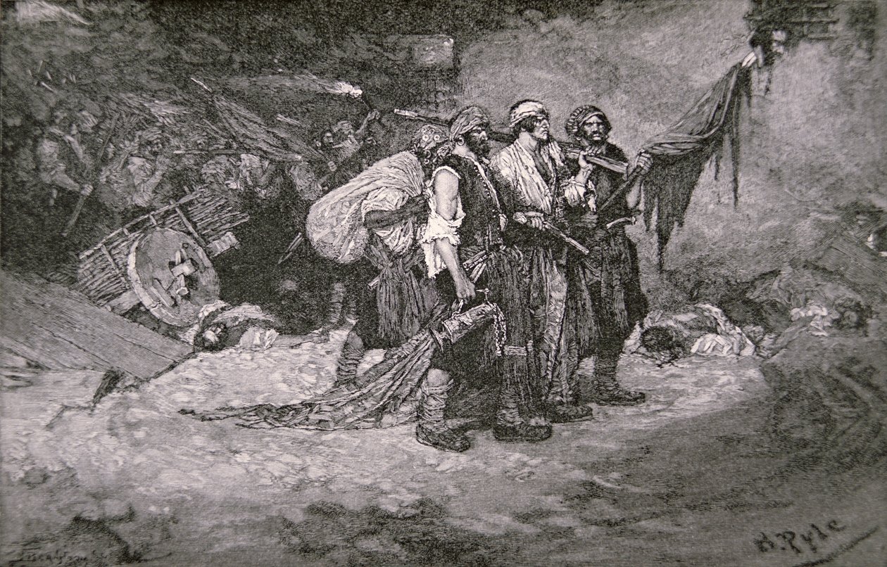 Henry Morganin Pirates Panaman potkut tekijältä Howard (after) Pyle