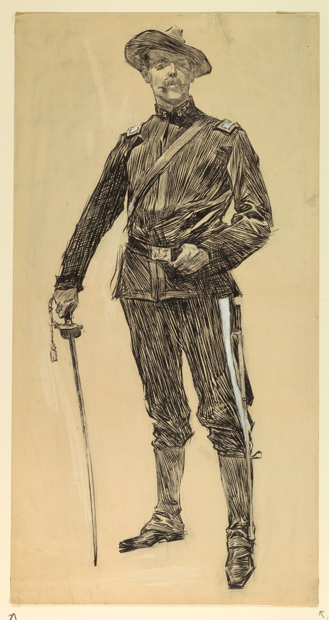 Amerikkalainen upseeri (Espanja-Amerikan sota) tekijältä Howard Chandler Christy