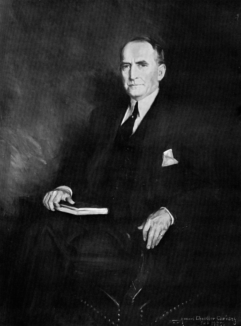 William Brockman Bankhead, edustajainhuoneen puhemies, vuodelta 1937. tekijältä Howard Chandler Christy