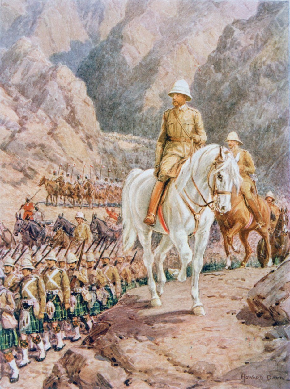 Lord Roberts (1832-1914) matkalla Kandahariin tekijältä Howard Davie