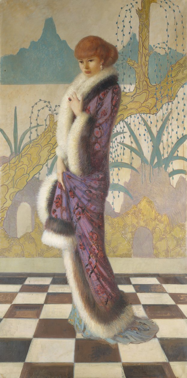 Rouva Ethel Cushing, n. 1912-14. tekijältä Howard Gardiner Cushing