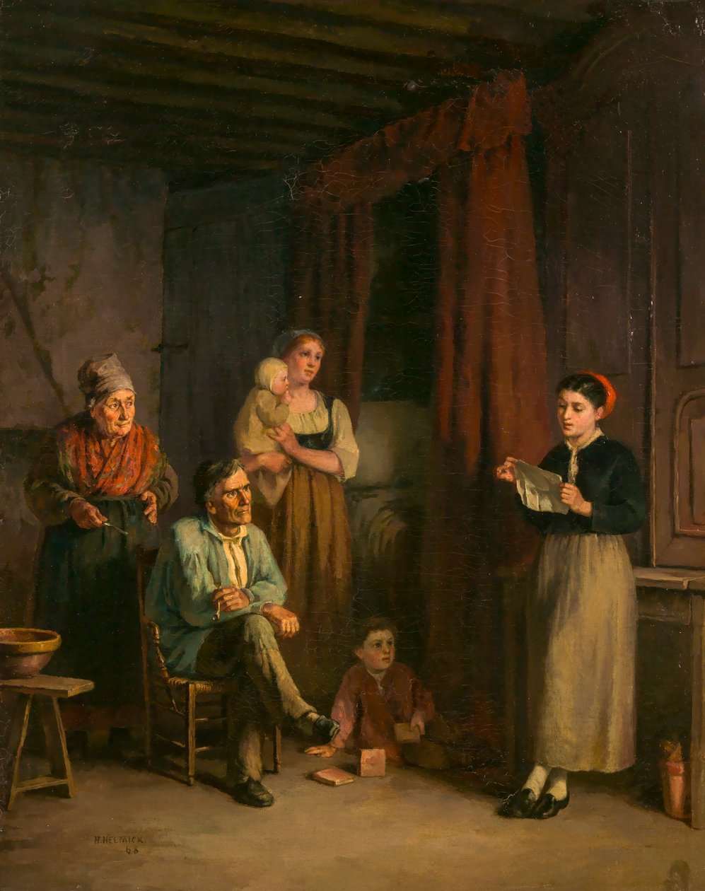 Maahanmuuttajan kirje, 1868. tekijältä Howard Helmick