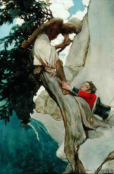 I Clutched at his Ankle, Arthur Quiller-Couchin (1863-1944) "Sinbad in Burrator" -julkaisusta, julkaistu Scribner