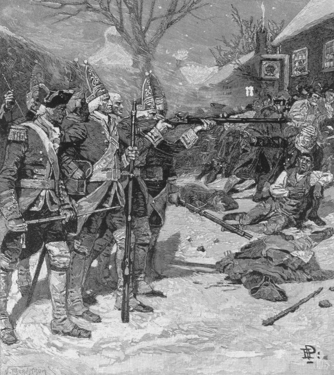 "Bostonin verilöyly", J. Bernstromin kaiverrus Harper