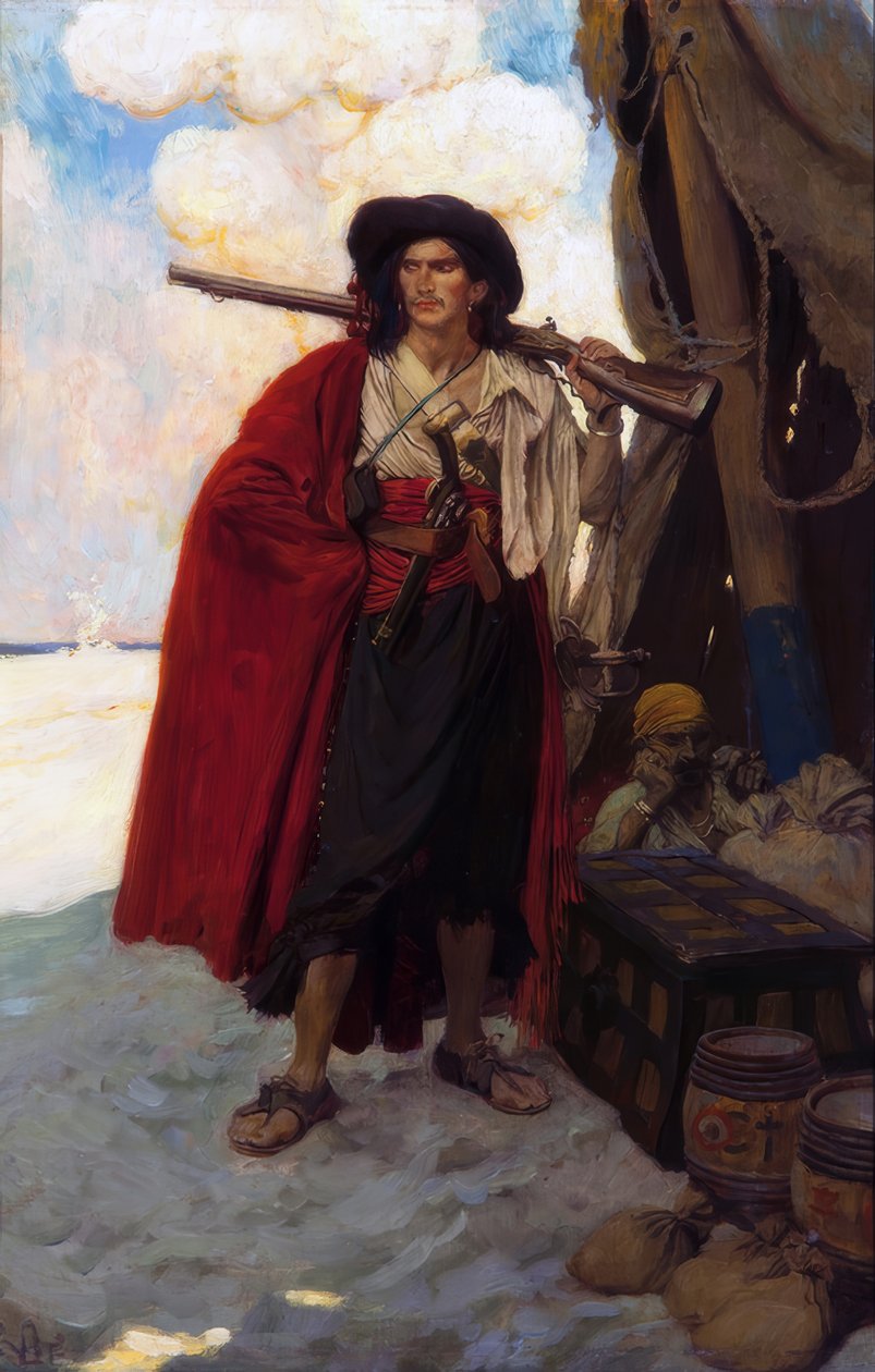 Merirosvo oli viehättävä kaveri - tekijältä Howard Pyle